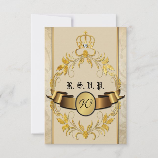 Cartão RSVP de Casamento de Leite (Frente)