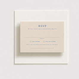 Cartão RSVP de Casamento de Paisagem Formal Parker