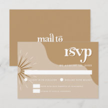 Cartão RSVP de Casamento de Trânsito do Tríplice B
