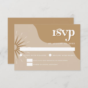 Cartão RSVP de Casamento de Trânsito do Tríplice B