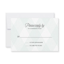 Cartão RSVP de Casamento de xadrez