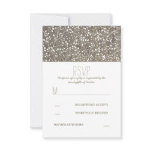 Cartão RSVP de Casamento Respiratório do Bebê Rust