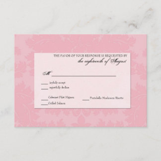 Cartão RSVP de Resposta de Casamento Personalizáve