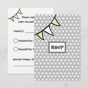 Cartão RSVP de Trator de Casamento de País Perso