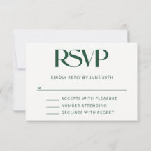 Decoração Serif Deep Pine Casamento