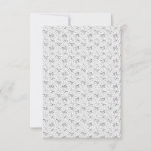 Cartão RSVP design 102 vertical