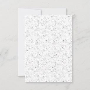 Cartão RSVP design dois decorativo