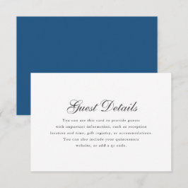 Cartão RSVP Detalhes da Quinceanera, Caligrafia Branca Simples