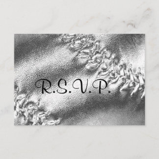 Cartão RSVP do Tema de Casamento de Esportes de So