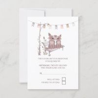 Dois Cachorros Bonitos no Casamento de Park Bench