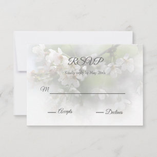 Cartão RSVP Dreamy Blossoms 2