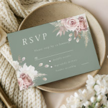 Dusty Rose Blush & Sage Floral Wedding All Event