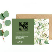 Elegância Flor de LILY Código QR
