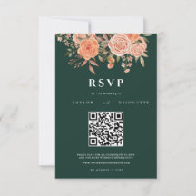 Elegante Bem-vindo de Casamento Floral Verde Esmer