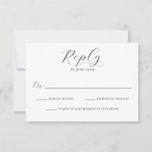 Elegante Caligrafia Simples para Casamento Moderno
