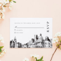 Elegante Modern Boston Sketch New England Casament