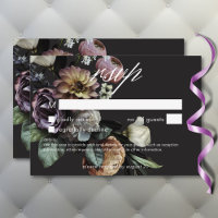 Elegante Moody Twilight Mudou Floral Sem Janta