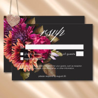 Elegante Moody Vibrant Sunset Floral No Janta