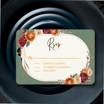 Elegante outono queda laranja floral casamento sal