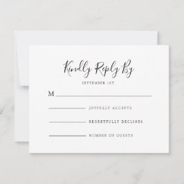 Cartão RSVP Enchanted Hanging Lanterns Wedding