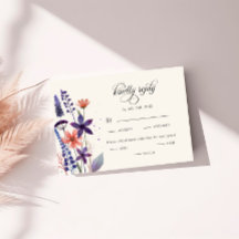 Escolha das Refeições de Casamento de Flor Selvage