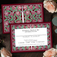 Espada Floral Prateada Medieval Vermelha Casamento