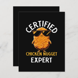 Cartão RSVP Especialista em Nugget de frango certificado