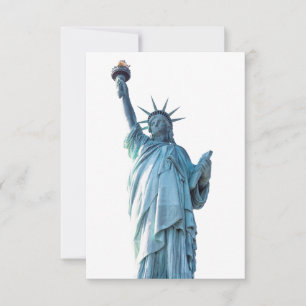 Cartão RSVP Estátua da Liberdade Nova York