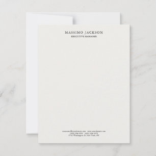 Cartão RSVP Estilo Clássico Pastel Simples Profissional Elegan