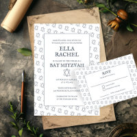 Estrela Simples de David Personalizado B'nai Bat B