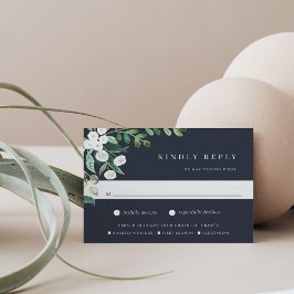 Cartão RSVP Estufa | Escolha de Refeições Botânicas Por Aquare