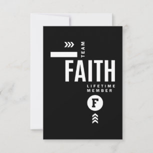 Cartão RSVP Faith Personalised Name Birthday Gift