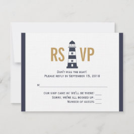 Cartão RSVP Farol