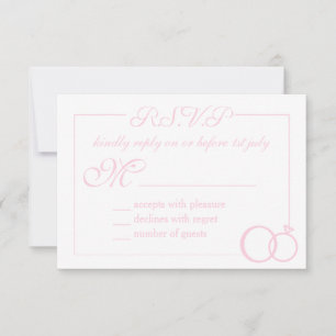 Cartão RSVP Fazemos Casamento