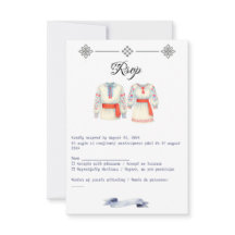 Figurinos Tradicionais de Casamento Russo Romenos