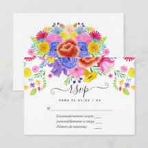 Floral espanhola Fiesta Quinceañera