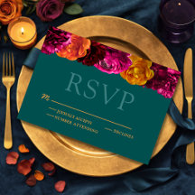 Floral moderno rosa verde amarelo