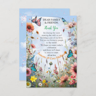 Cartão RSVP Florestas de primavera e Verão