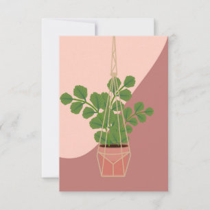 Cartão RSVP Flower Lover Arte De Flor