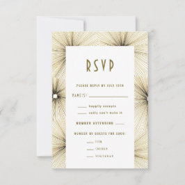 Cartão RSVP Fogos de artifício monocromáticos a preto e branco