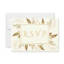 Folhagem do ouro | Casamento Dourado Elegante