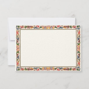 Cartão RSVP Fronteira italiana antiga