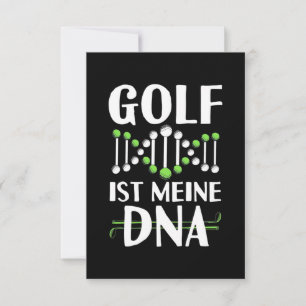 Cartão RSVP Golf É Meu DNA