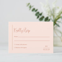 Grace Peach Modern Wedding