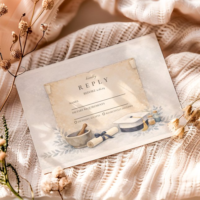 Cartão RSVP Healthcare Professional Graduation (Criador carregado)