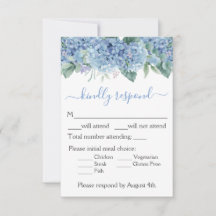 Hortênsias Azuis Casamento Floral Aquarela