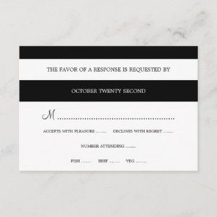 Cartão RSVP Impressão Leopardo com Stripes e Aquarelas   Vice-