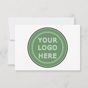 Cartão RSVP Inteligente, contemporâneo, polido e personalizáve