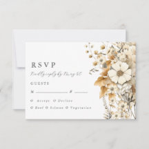 Ivory Wildflower Wedding