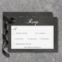 Janto de Casamento Gótico Preto e Branco e Coração